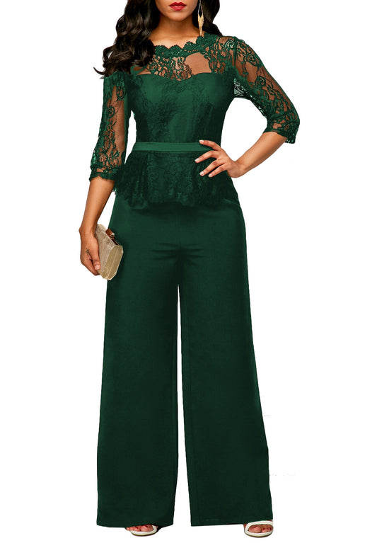 Summer Lace Jumpsuit Women&