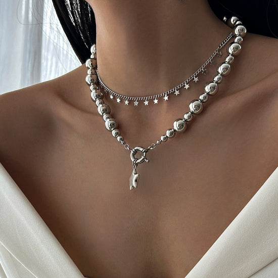 Simple Five-pointed Star Alloy Pendant Neck Accessories Fashion
